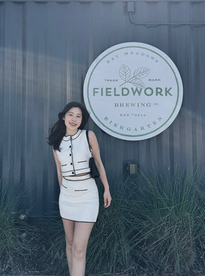 Button Up Sweater Vest+Skirt Set