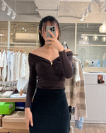 Off-The-Shoulder Hardware Top