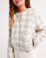 Girls Collarless Sherpa Jacket