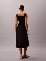 Gathered Midi Dress