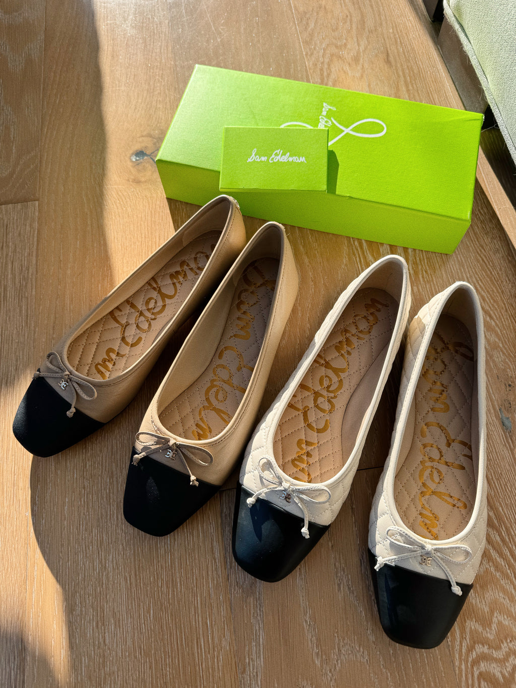 Cap-Toe Ballet Flats