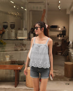Leni Eyelet Tank Top