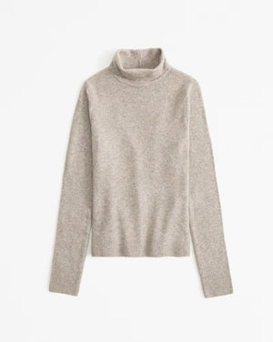 Soft Yarn Turtleneck Sweater