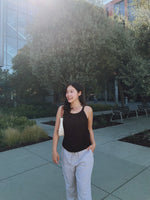 Silky Tie Shoulder Tank