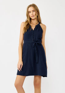 Atlas Button Front Mini Dress