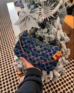 Teri Shoulder Bag in Denim