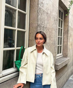 Oversized Faux Leather Jacket