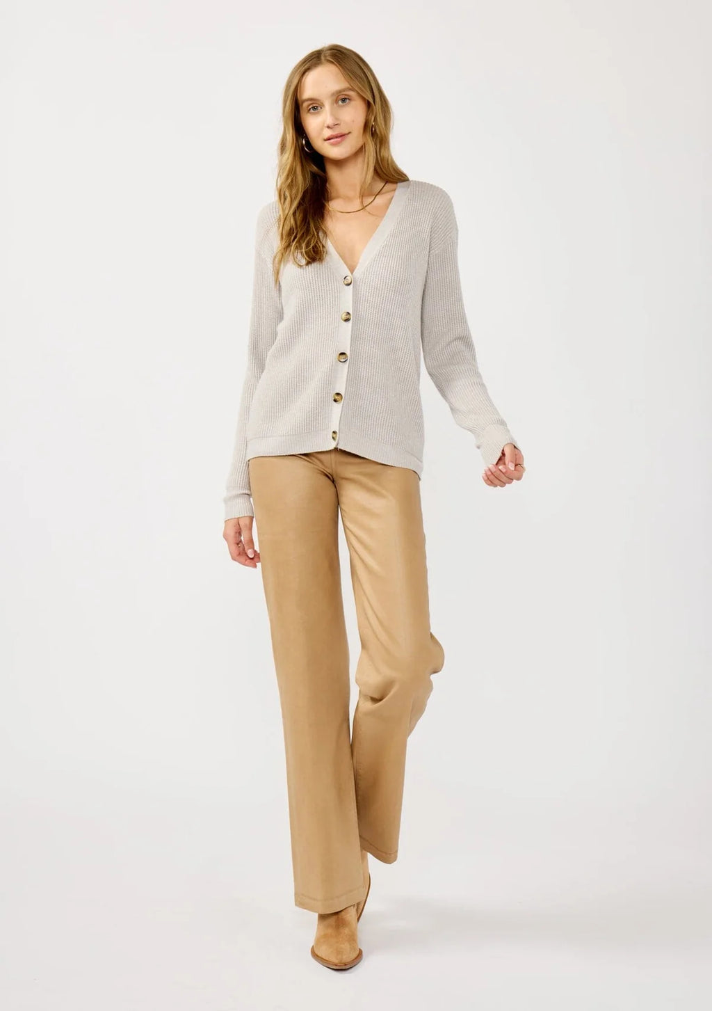 Cozy Waffle Knit Cardigan