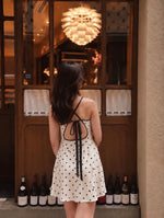 Polka Dot Fit & Flare Mini Dress