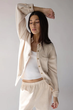 Oversized Knit Shirt