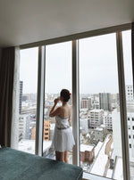 Flowy Embroidered Mini Skort