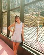 Girls Half-Zip Boxy Polo Set