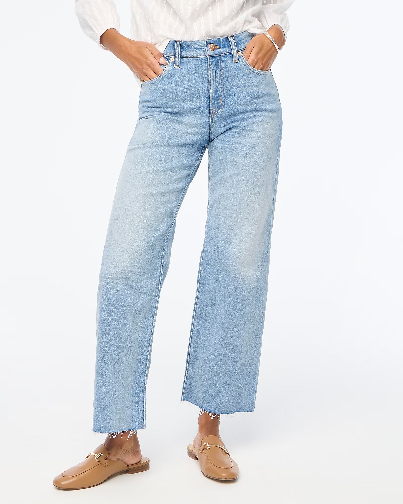 Wide-leg Crop Jean