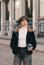 Carter Corduroy Down Jacket