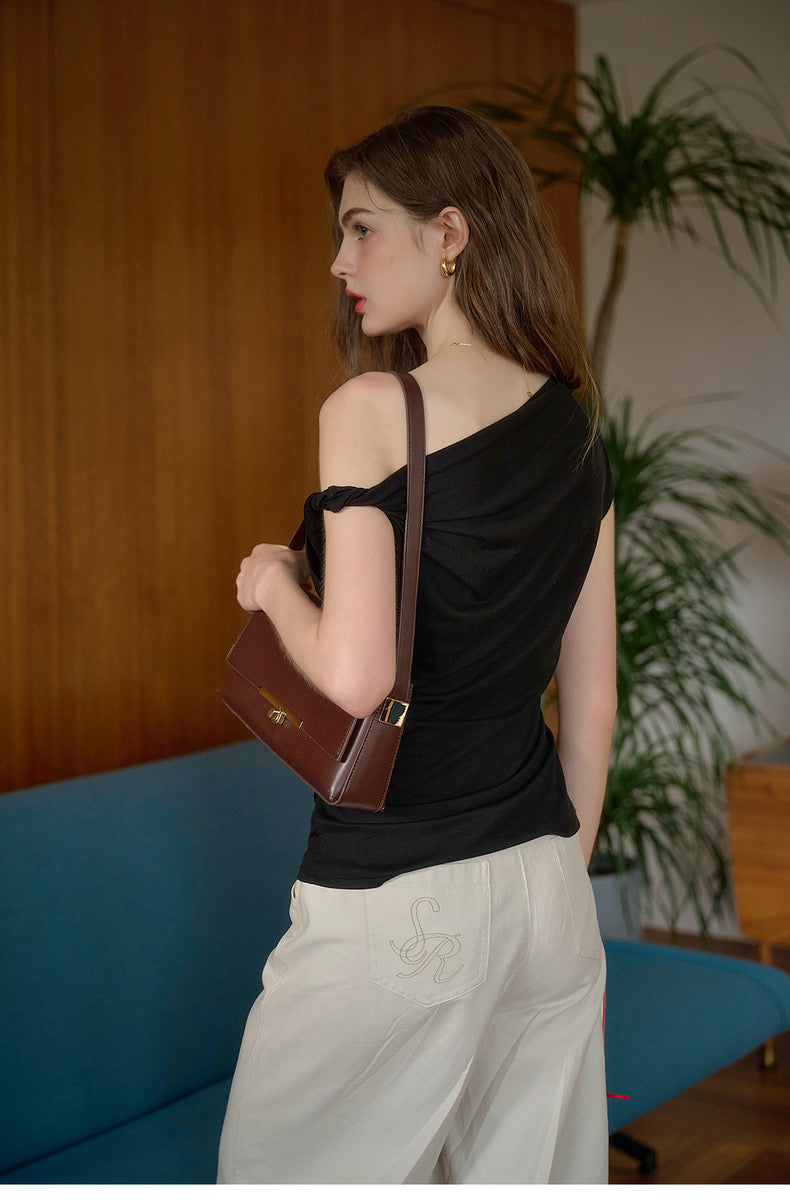 Twisted Off Shoulder Top