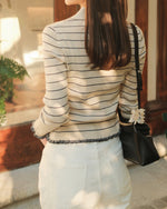 Oakleigh Stripe Knit Cardigan