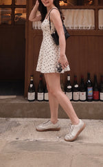 Polka Dot Fit & Flare Mini Dress