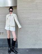 Oversized Faux Leather Jacket