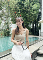 Wool Blend Knit Halter Top
