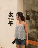 Leni Eyelet Tank Top
