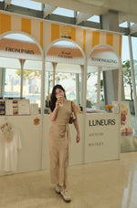 Hebe Yarn Dye Midi Dress