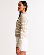 Textural Notch-Neck Sweater