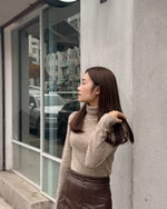 Soft Yarn Turtleneck Sweater