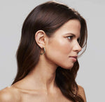 14K Gold Plated Lightweight Chunky Open Loops