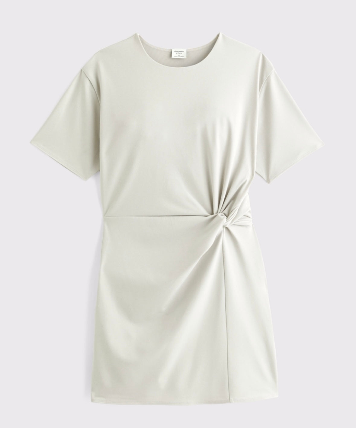 Side Knot Crepe Mini Dress