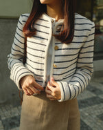 Striped Tweed Jacket