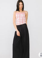 Checkered Knit Camisole top