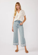 Levana Floral Eyelet Top