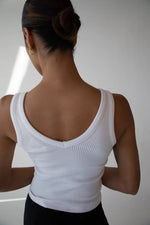 Ribbed Built-In Bra Top