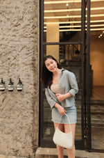 Girls Striped Linen-Cotton Boxy Shirt