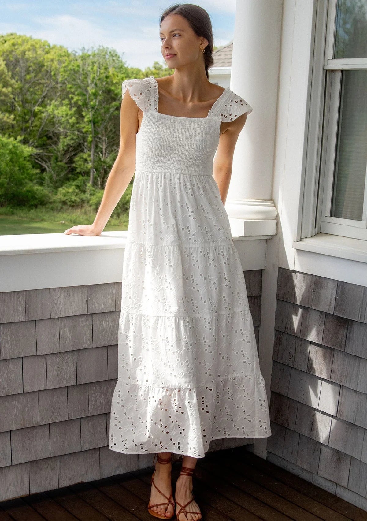 Flynn Smocked Maxi Dress