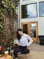 Girls Half Zip Boxy Sweatshirt