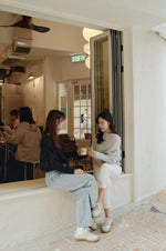 Fuzzy Ribbed Boatneck Sweater