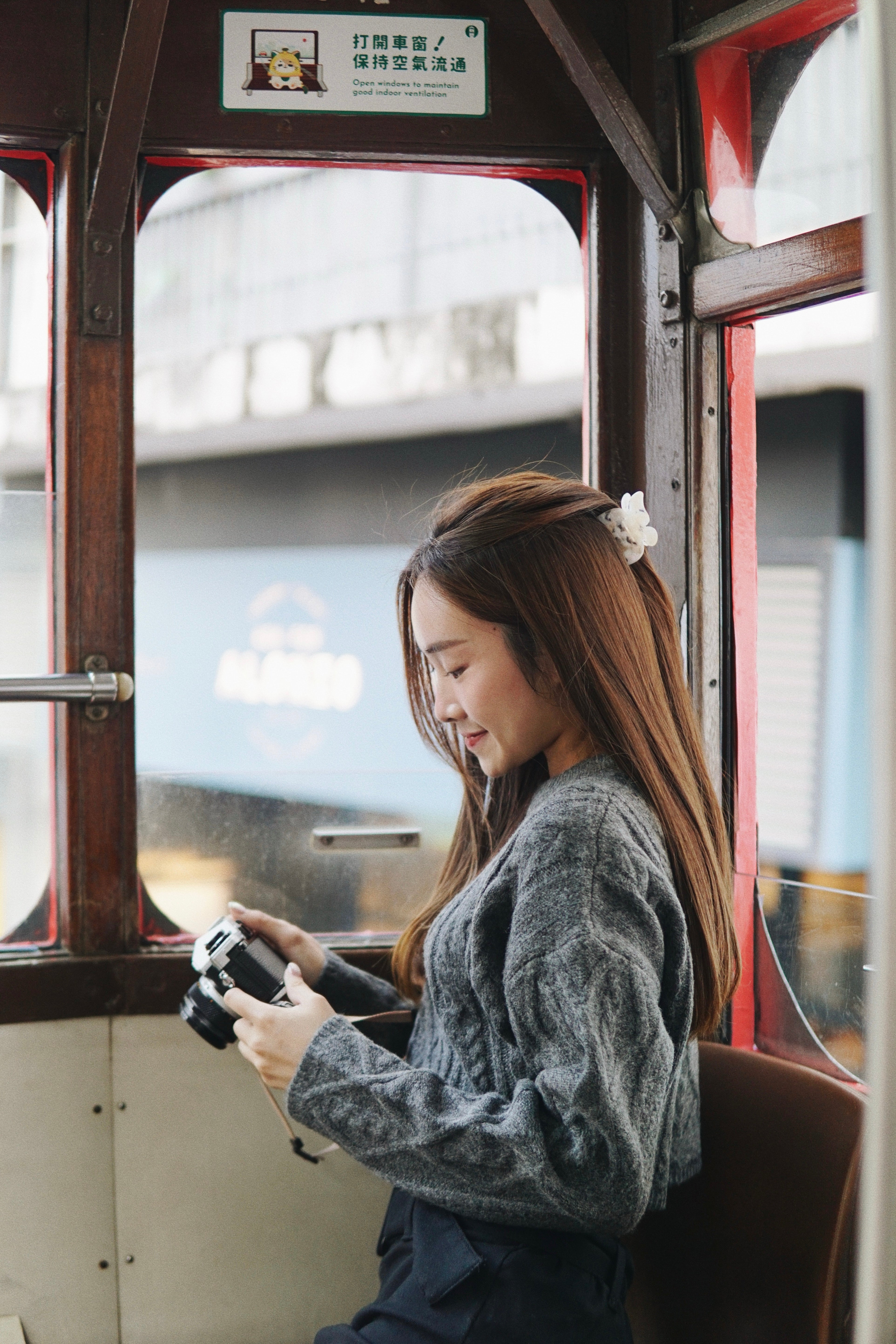 Cropped Cable Knit Sweater