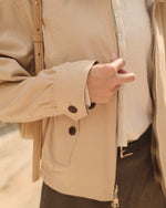 Genevieve Contrast Collar Reversible Jacket