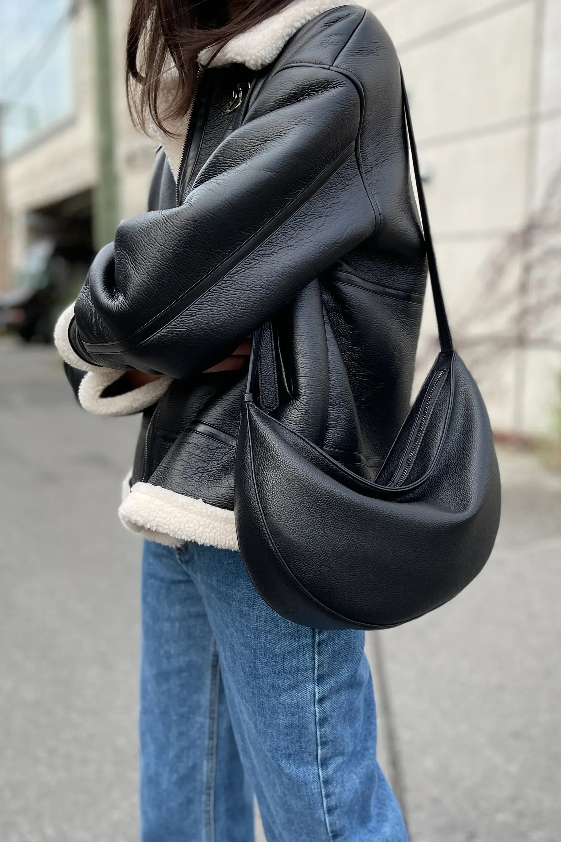 Vegan Leather Sling Bag