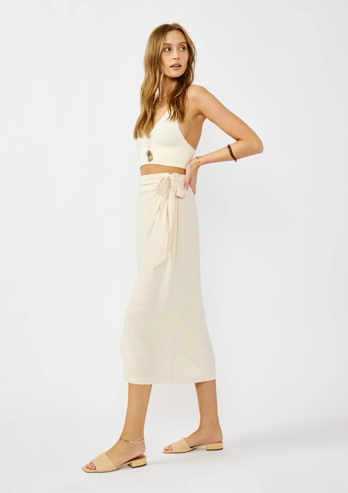 Good Feelings Wrap Skirt