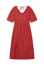 Meryl Linen Dress - Red