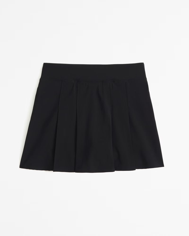 Pleated Uniform Mini Skort