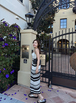 Crochet-Style Maxi Dress