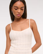 Crochet-Style Maxi Dress