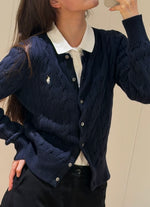 Women Cable Cardigan