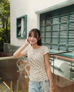 Amelie Polka Wrap Top