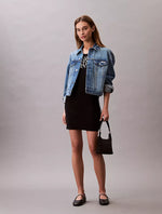 Cotton Rib Logo Graphic Tank Dress