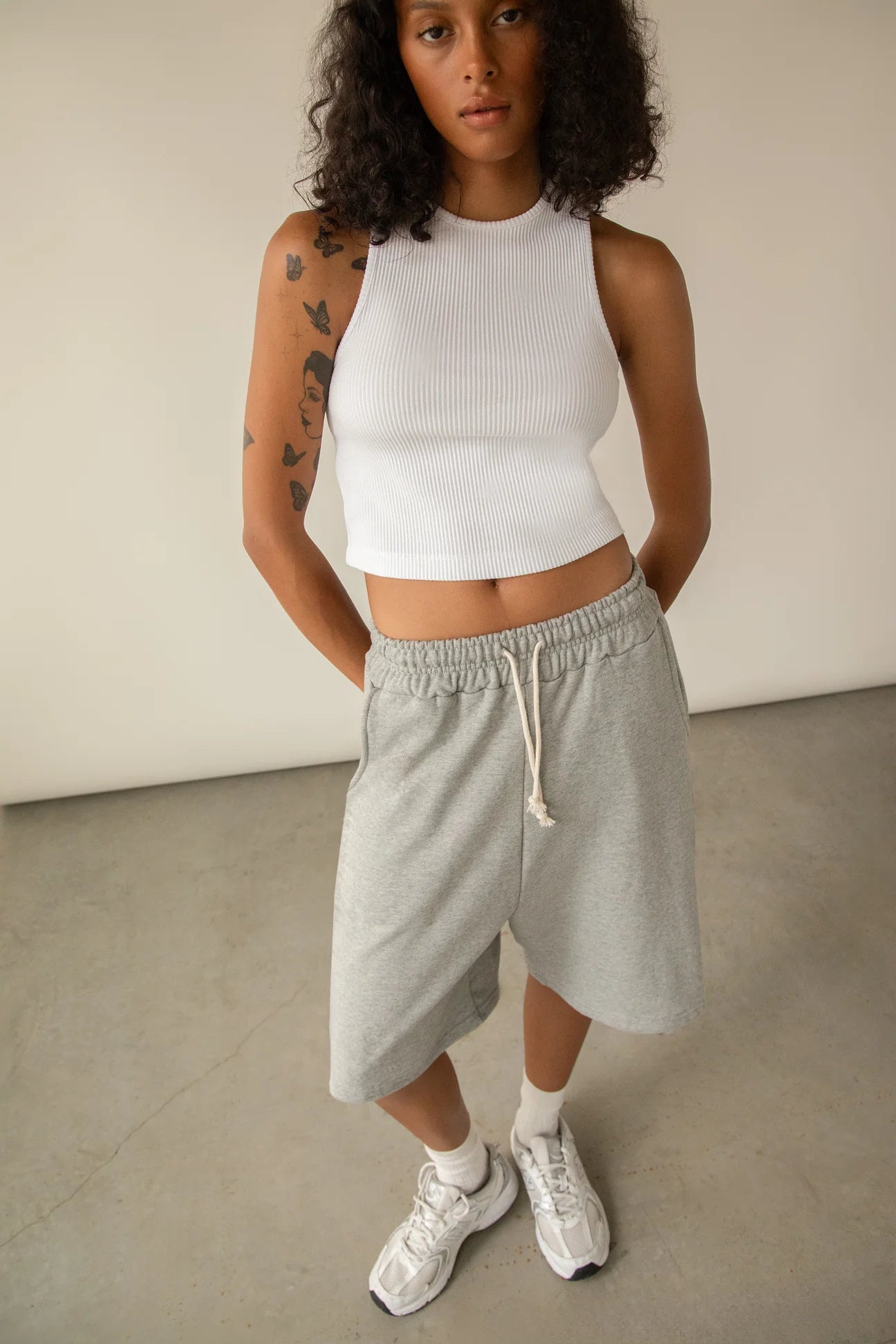 Racerback Cropped Tank