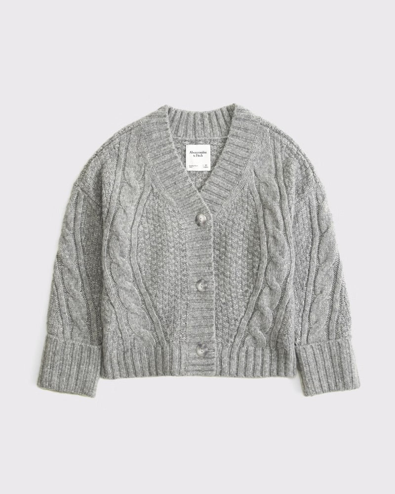 Seed-Stitch Cable Cardigan – Elephant Clouds Apparel